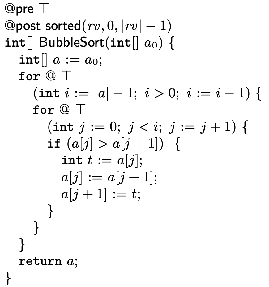 Bubble Function Spec