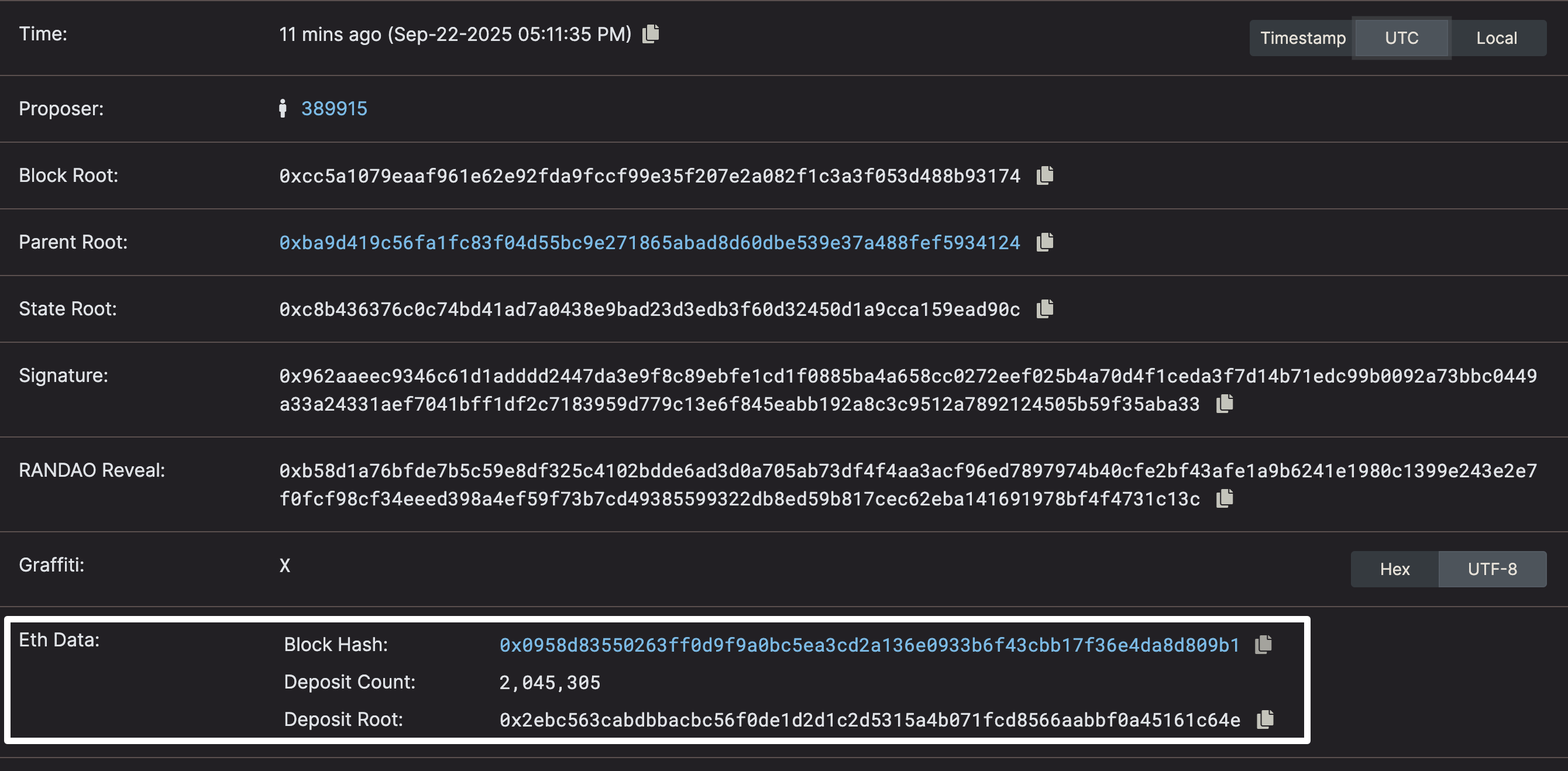 Eth1 Data