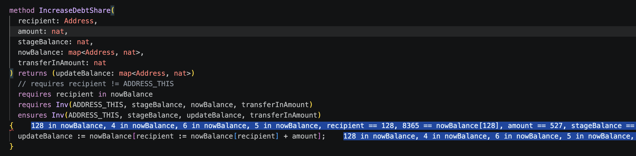 Dafny vscode counter example